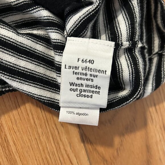 Lacoster Cardigan Womens 38 Striped Long Sweater Button Up Preppy V Neck EUC - Picture 4 of 6